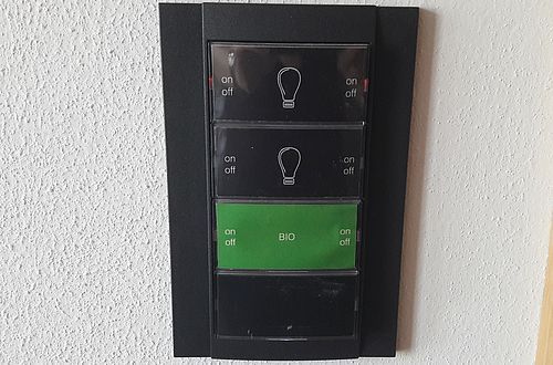 The digital detox switch in DasPosthotel neutralizes the electrical circuit in the bedrooms.